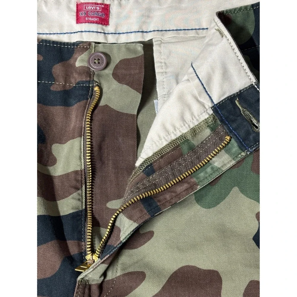 Levis Men XX Cargo Straight Leg Camo Pant W40 L30 Excellent Condition A7364-0014